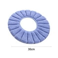 thumbnail image 3 of Yesbay Toilet Seat Cover Comfortable Reusable Fiber Washable Toilet Seat Cushion for Bathroom,Random Color, 3 of 8