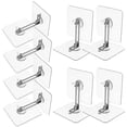thumbnail image 1 of 8 Pcs Adhesive Furniture Wall Anchors No Drill Furniture Fixed Stickers for Bookcase Dresser Shelf Cabinet, 1 of 3