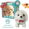 thumbnail image 5 of My Realistic Robot Puppy - Realistic Plush Electronic Puppy Toy, Interactive Stuffed Dogs for Sitting, Barking, Walking and Running(White), 5 of 8