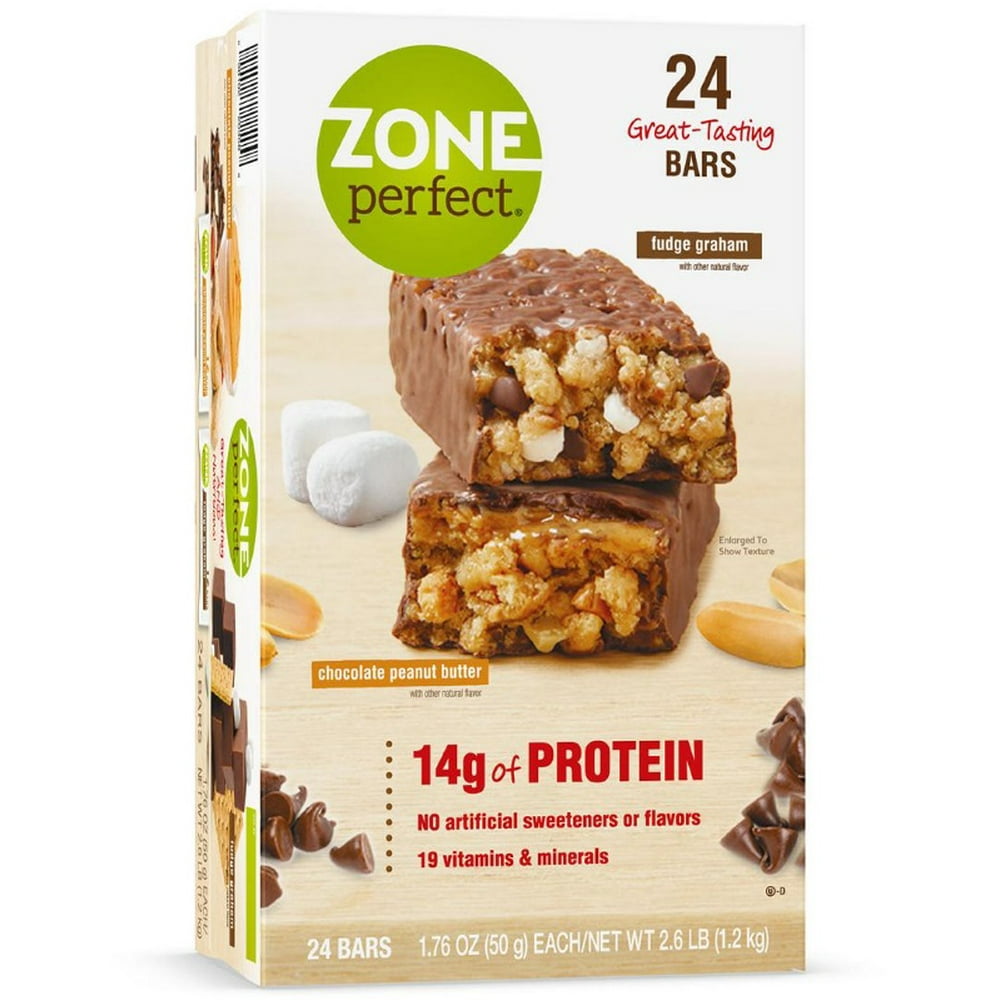 ZonePerfect® Chocolate Peanut Butter/Fudge Graham Nutrition Bars 241.