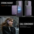thumbnail image 7 of Allytechgroup for Samsung Galaxy A23 5G Case, Pu Leather Detachable Cards Holder 2 In 1 Wallet Case Comaptible with Magsafe Kickstand Magnetic Shockproof Back Cover for Samsung Galaxy A23 5G, Purple, 7 of 7