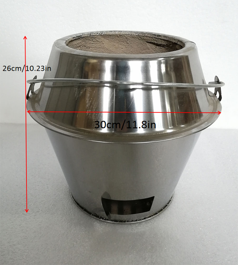 INTSUPERMAI Roast Duck Oven Furnace for Charcoal Roast Chicken Duck Grill Oven Parts Accessories