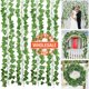 thumbnail image 2 of [Precio Al Por Mayor] 2.4 M Hojas Verdes Artificiales Girasol Hiedra Vid Plantas Colgantes/Decoración De Seda Guirnalda De Flores Falsas/Para El Hogar Boda Fiesta DIY Pared Interior Gao Jiahui  unisex, 2 of 2