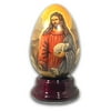 Christ Hand Painted Reuge Musical Egg, Fabulous, Music Selection - Under the Sea (The Little Mermaid) - SWISS