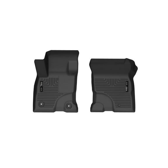 Husky Liners 51391 X-Act Contour Floor Liners Fits 2020-2025 Ford Escape Hybrid, Plug-In Hybrid & Non-Hybrid incl. SE, SEL, Titanium, Platinum & ST-Line Front Row 2 Pc Black