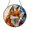Acrylic 3.5 Inch, variant on Fine Fox Avatar Stained Glass suncatcher Window Hanging, Artistic Animal Decor, Colorful Light Catcher Gift