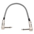 thumbnail image 4 of 11.8in Instrument Instrument Cable Guitar Cable Cable  Copper Pedal Cable Patch Leads with  Manufacturing Quality and Ultra Low Capacitance, 4 of 8