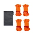thumbnail image 3 of Cuerdas de escalada shamjiam 4 Piezas reflectantes con bolsa de almacenamiento naranja, 3 of 8