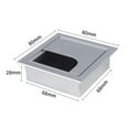thumbnail image 2 of Bgsha Aluminum Alloy Table Line Hole Cover Desk Outlet Desktop Hole Wire Decoration, 2 of 4