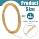thumbnail image 2 of Alambre de cobre chapado en oro de 18 quilates, calibre 20, 10 metros (32,8 pies), para joyería, 2 of 9