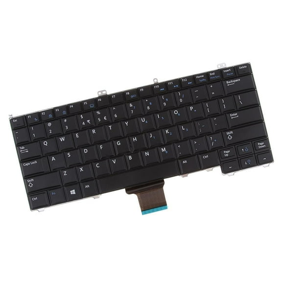 Laptop Notebook Replacement Keyboard Latitude 12, 7000, E7240, E7440, E7420 Layout