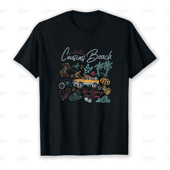 The Summer I Turned Pretty Inspired Graphic with Soft Mood Art Unisex T-Shirt V80170, up to size 5XL