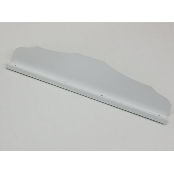 Straight Ornamental Gutter Valley Splash Guard HIGH GLOSS WHITE - 3 ct