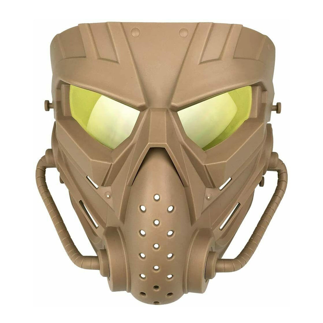 Hunting Full Face Protective Mask Goggle Tactical Airsoft Helmet Military WAR 