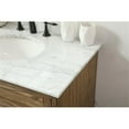 thumbnail image 4 of Elegant Decor Americana 36" Aluminum Alloy Single Bathroom Vanity in Driftwood, 4 of 8