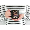 thumbnail image 2 of Teach Love Inspire, Retro School Teacher or Teaching Art Merch Gift, Black 11oz Ceramic Mug, 2 of 5