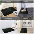 thumbnail image 5 of Picia Star Silver Glitter Pattern Flannel Doormat – 16x24 Inch Non-Slip Indoor Mat, Absorbent & Quick-Dry Rug for Entryway, Bathroom, Kitchen, and Bedroom, Machine Washable, 5 of 7