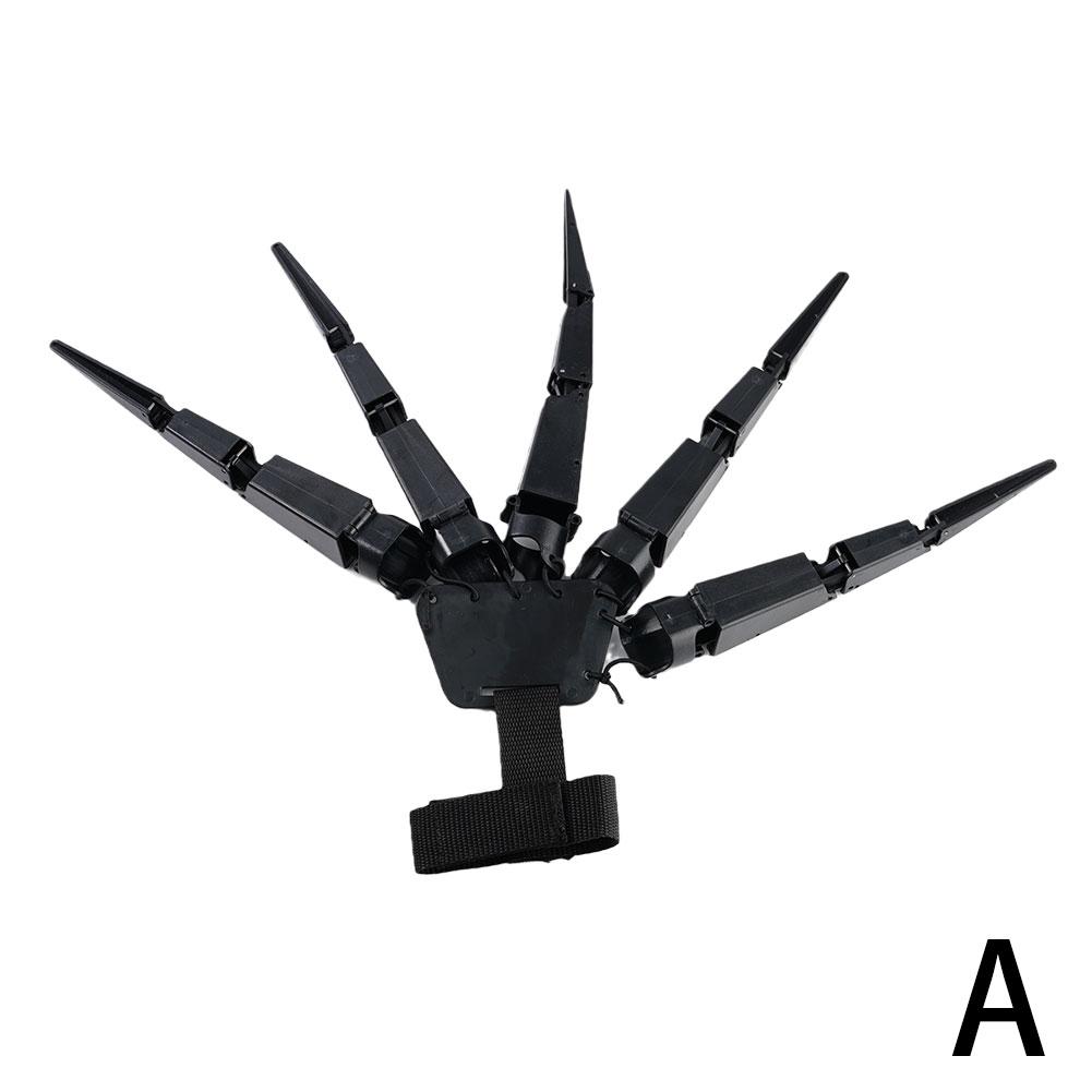 Articulated Fingers Long Fingered Ghost Claw Gloves GX Party Cosplay D