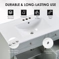 thumbnail image 3 of LiviNest 36" Bathroom Vanity for Small Bathrooms: 4-in-1 Customizable Storage System - Blue Grey Ceramic Sink with Soft-Close Drawers & Solid Wood Frame - Ideal for Apartments & Guest Baths, 3 of 6