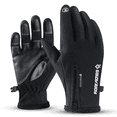 thumbnail image 1 of Gants d'Hiver Chauds pour Hommes Femmes Écran Tactile Imperméables Coupe-Vent Antidérapants Cyclisme Conduite Course Randonnée, 1 of 7