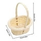 thumbnail image 2 of Seyotauo Wicker Rattan Flower Baskets Wicker Basket with Handle and Ribbons Wedding Flower Girl Straw Basket Willow Woven Storage for Wedding Party Decor, 2 of 5