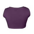 thumbnail image 4 of AherBiu Womens Crop Tank Tops Summer Sexy Workout Sleeveless Undershirt Square Neck Stretchy Mini Tank Solid Color, 4 of 4
