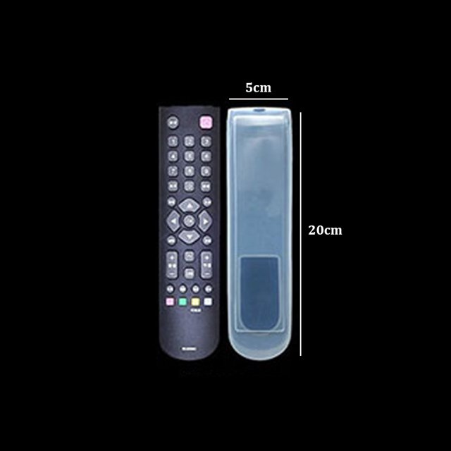 1PC Silicone TV Air Condition Remote Control Protctive Case Waterproof Dust Protective Storage Bag 20X5cm