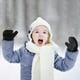 thumbnail image 3 of 5 pares de guantes de invierno para niños, suaves, cómodos, atractivos, de amplia aplicación, ligeros, resistentes al viento, de acrílico, de punto con dedos completos para exteriores, morados., 3 of 8