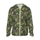thumbnail image 1 of Fotbe Green Skulls Chaqueta con Protección Solar UPF 50+ para Hombre y Mujer, Camisa con Capucha y Bolsillos-XX-Large, 1 of 7