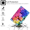 thumbnail image 2 of Allytech Case for Lenovo Tab P11 11" 2020(Model TB-J606F/TB-J606X), Flip Folio PU Leather Multi-Angle Viewing Stand Auto Sleep Wake Wallet Case with Pen Slot for Lenovo Tab P11 J606F, Rainbow Cube, 2 of 6