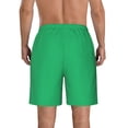 thumbnail image 3 of Kdxio Forestgreen Pattern Mens Casual Shorts - Drawstring Summer Beach Sports Shorts for Men, 3 of 9