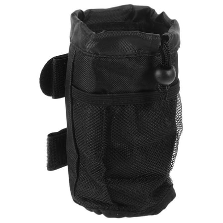 FUTUREORYY Bottle Holder Pouch Black 1Set 7.1X5.1X3.1in
