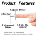 thumbnail image 4 of 500Pcs Paper Roll Planner Stickers Self-Adhesive Decals Daily Necessities Stickers, 4 of 7