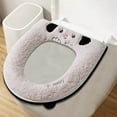 thumbnail image 5 of Zipper Toilet Seat Cover, Soft Toilet Cushion Seat Cover, Washable and Comfortable Lid Toilet Cover for Bathroom, Travel, and All Seasons Use, 5 of 5