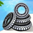 thumbnail image 3 of EIGTHTAIL Tire Pattern Leakproof Inflatable Swim Ring for Summer Pool Party (90) Pool Floats Adult and Kids, 3 of 10