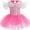 Rose red, variant on ATAIKU 3-9Y Kids Girls Purple Princess Ballet Dress Leotards Skirted Tutu Dancewear Halloween Christmas Party Dress 1 Piece