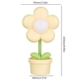 thumbnail image 3 of Cute Night Light LED Lámpara de dibujos animados ajustable Regalos para niños Amarillo, 3 of 5