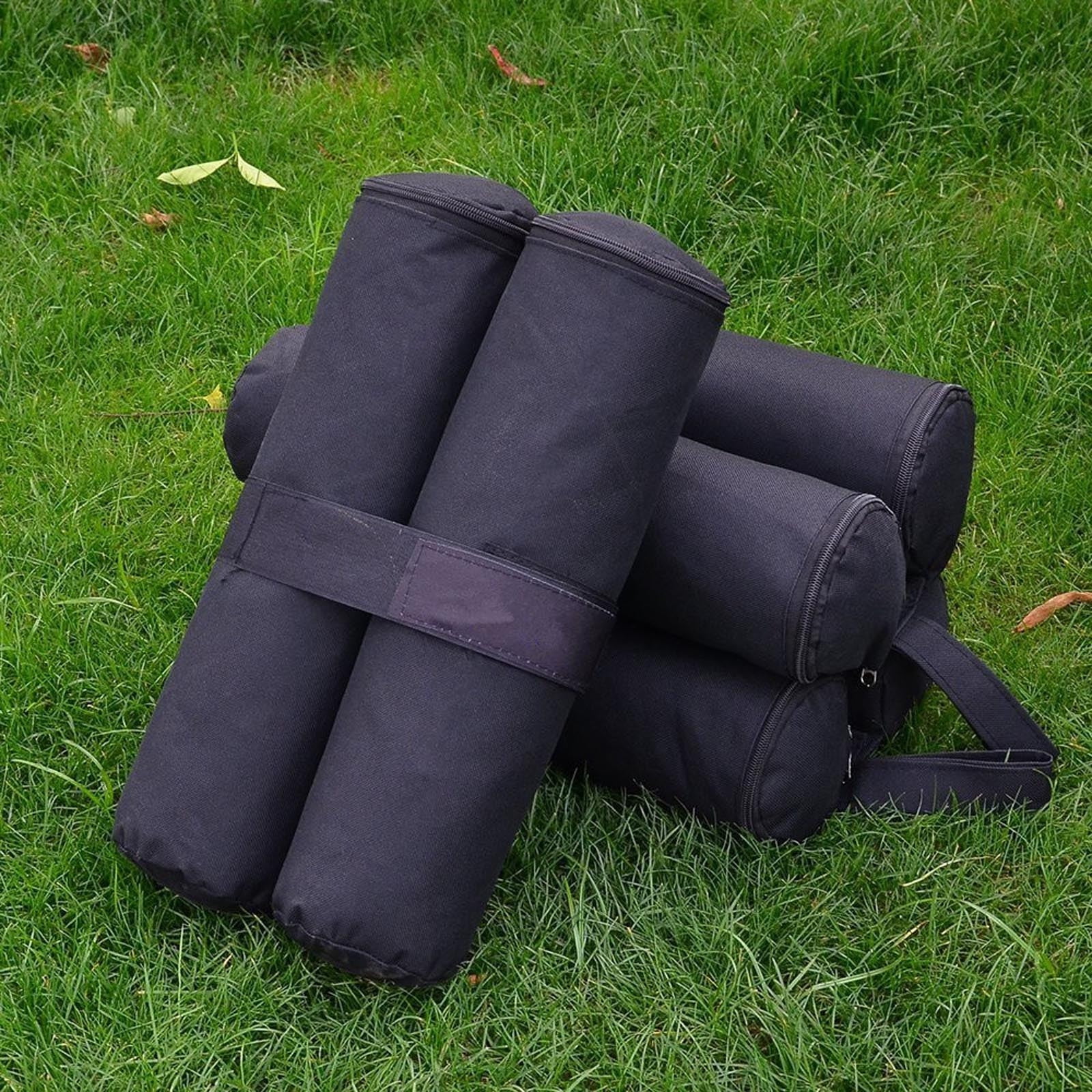 4 PCS Display Frame Sandbag Tent Weights Tent Sand Bags Sandbags for Umbrella Base Weights Sandbags Fixation Earthbags Rainshed Unbrella Wind Resistant Shade Umbrella Heavy Awning