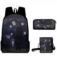 thumbnail image 1 of Skibidi Toilet Three-piece Backpack (pen Bag + Small Satchel + Backpack), 1 of 1