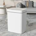 thumbnail image 2 of Touchless Sensor Trash Can with Lid, 14L Automatic Motion-Activated Bin for Kitchen, Office, and Living Room, Silent Operation, 2 of 8