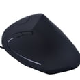 thumbnail image 1 of Raindrops Mouse with Wire Black Plastic Vertical Handle for Home Use 1Pack, 1 of 8