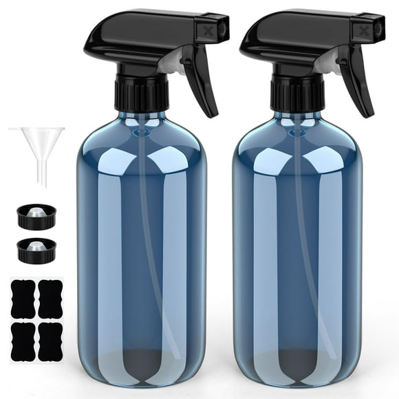 Botella de aerosol de vidrio Bontip Indigo Blue 500 ml (2 paquetes/500 ml)