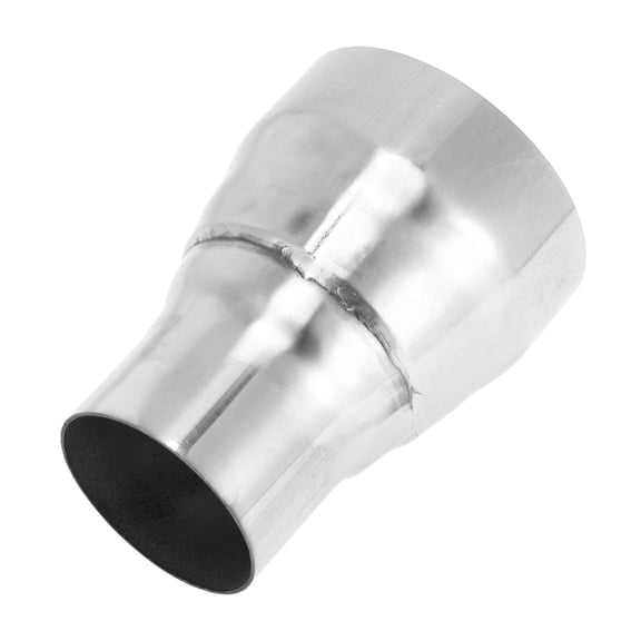 Mandrel Exhaust Pipe Adapter Concentric Reducer Car Exhaust Pipe Tubing Piping Adapter 2" OD to 3" OD 4" Length 201 Stainless Steel Silver Tone