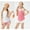 Pink+ White, variant on GYRATEDREAM Girls Halter Backless Tank Tops for Sports Workout Sleeveless Athletic Shirts 5-12 Years(Underwear not included)
