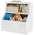 thumbnail image 2 of ChaoLink Librero para niños, organizador de juguetes de madera con cubículos, estantería para niños para sala de juegos, dormitorio, guardería y escuela, 2 of 8
