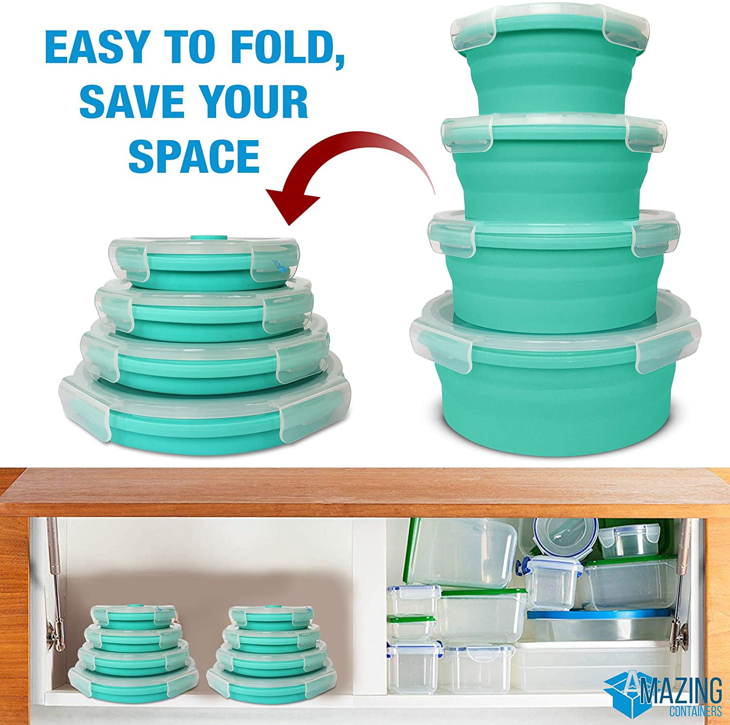 AMAZING CONTAINERS Food Storage Container - Thumbnail 2