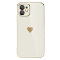 thumbnail image 1 of Solid Plating Phone Case For iPhone 13 14 Pro Max Lens Protective Coque For iPhone 12 11 Pro XS Max X XR 7 8 14 Plus Cover Case, 1 of 5