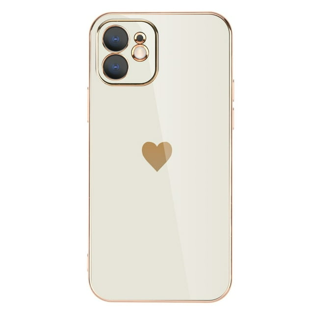 Étui de Téléphone Plaquée Solide pour iPhone 13 14 Pro Max Protection d'Objectif Étui pour iPhone 12 11 Pro TP Max X XR 7 8 14 Plus