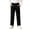 Black, variant on Plebaso Boys Basic School Uniform Pants High Waist Straight Leg Pull on Trousers Casual Kids Pants with Pockets