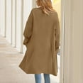 thumbnail image 6 of idosla Women's Long Cardigan Sweater 2025 Fall Fashion Casual Oversized Knit Open Front Coatigan Jacket Coat Outfits (Khaki, XL), 6 of 8